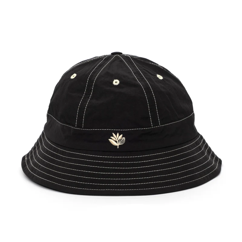 STITCH BUCKET HAT BLACK