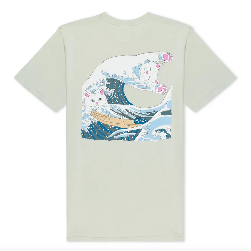 RIPNDIP Great Wave T-Shirt Sage