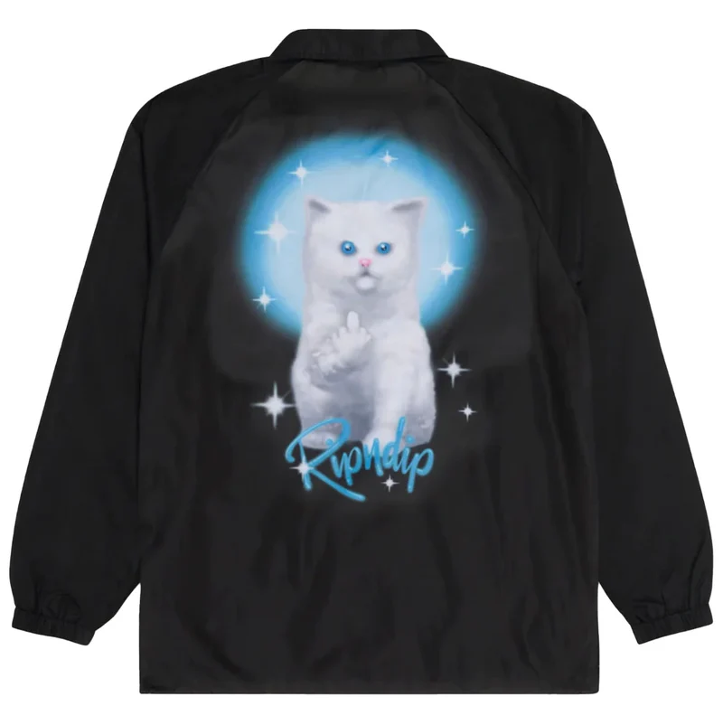 RIPNDIP Sprinkles Coaches Jacket Black