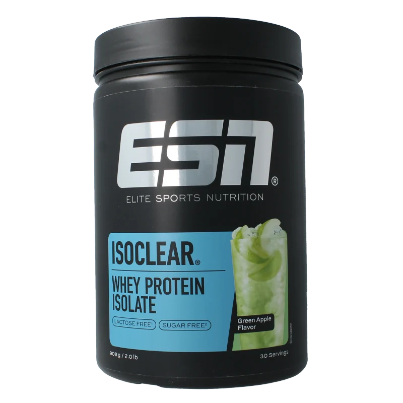 ESN Isoclear whey isolate green apple 908 gram