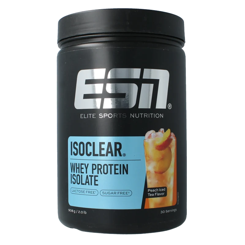 ESN Isoclear whey isolate peach ice tea 908 gram