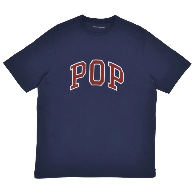 arch t-shirt navy fired brick