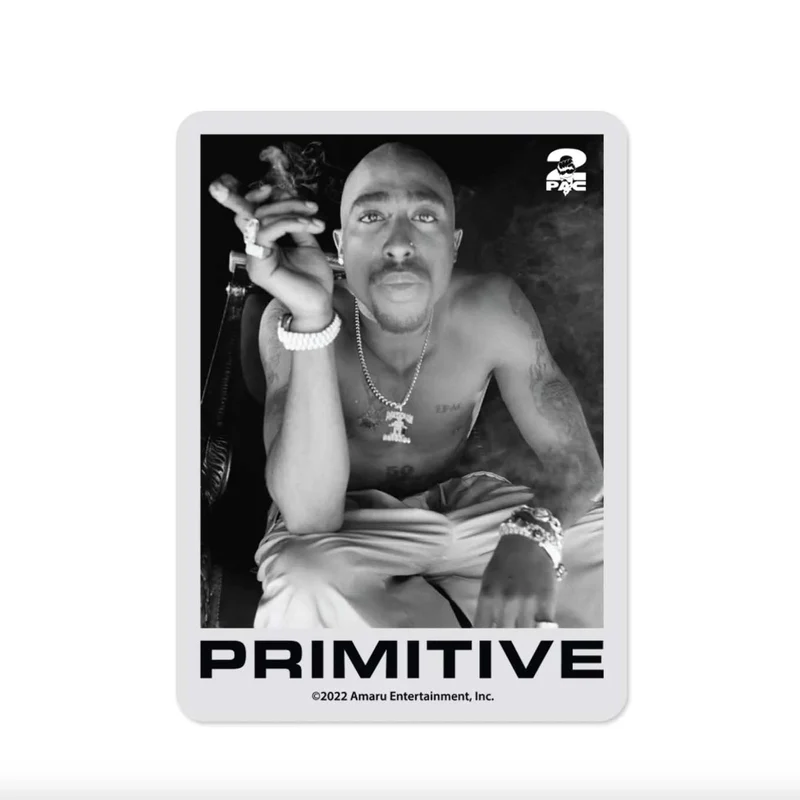Primitive Smoke Sticker Clear