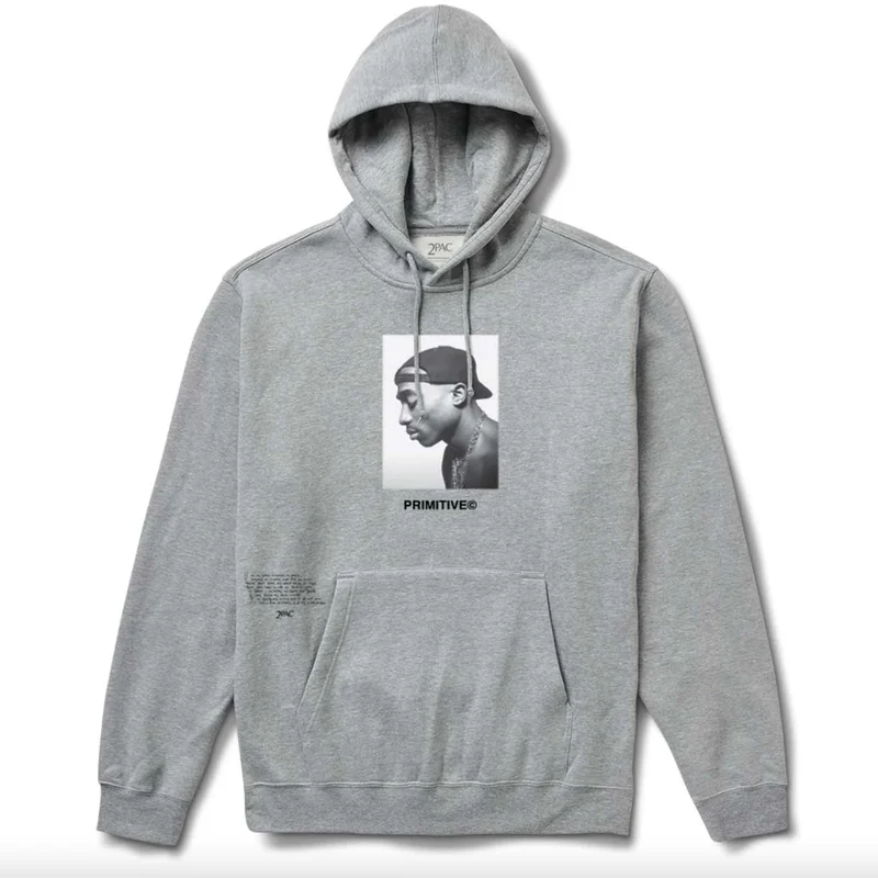 Primitive No Changes Hoodie Heather Grey