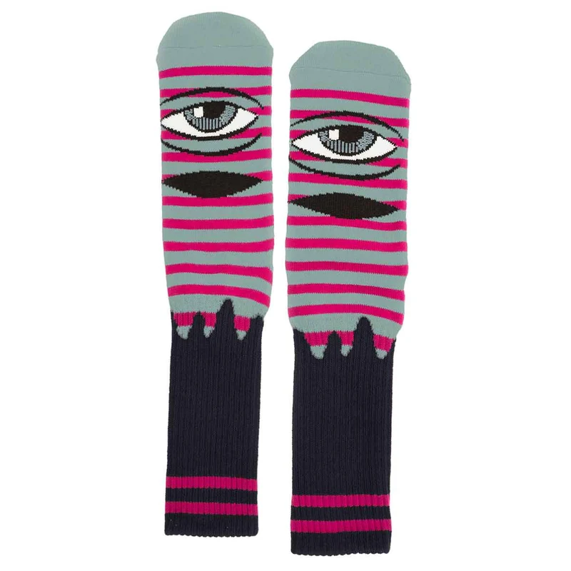 SECT EYE STRIPE SOCK SAGE