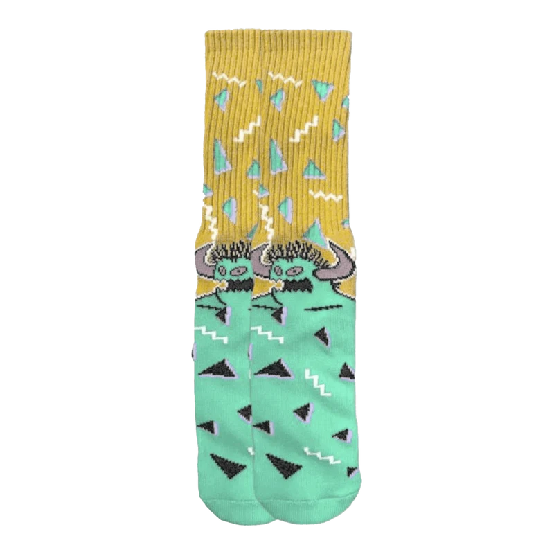 80'S MONSTER CREW SOCKS