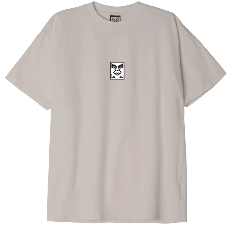 Icon heavyweight tee Silver grey