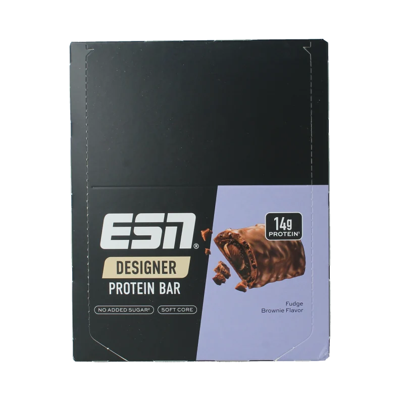 ESN Fudge brownie bar 45g 12 stuks