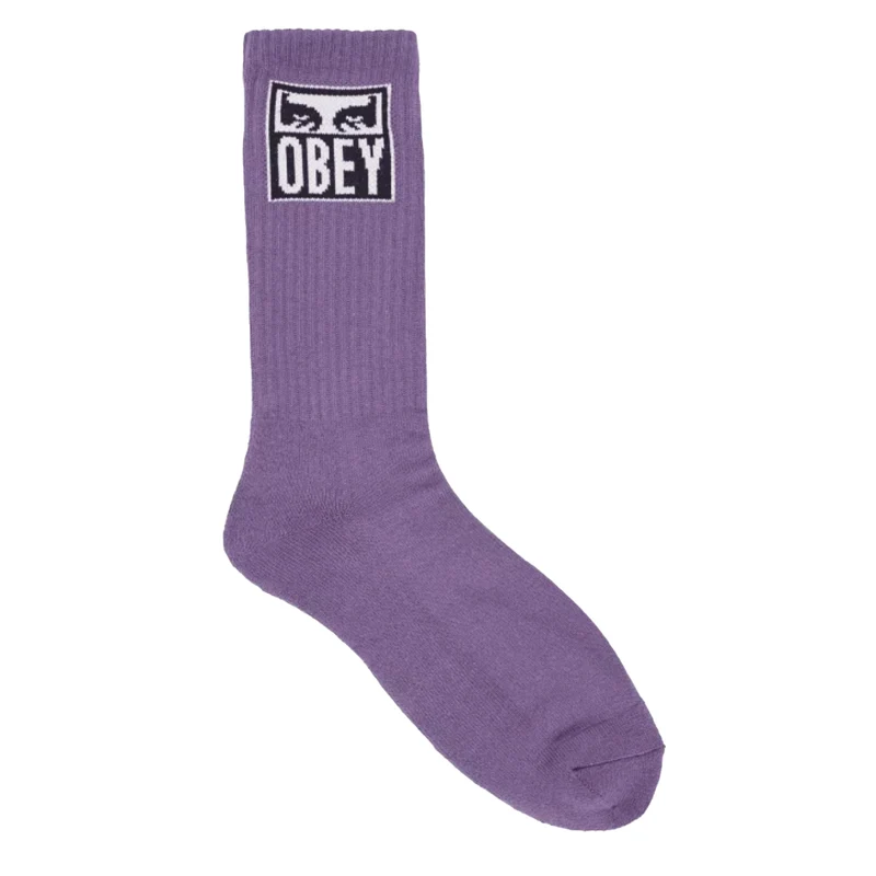 Eyes Icon Socks Digital Violet