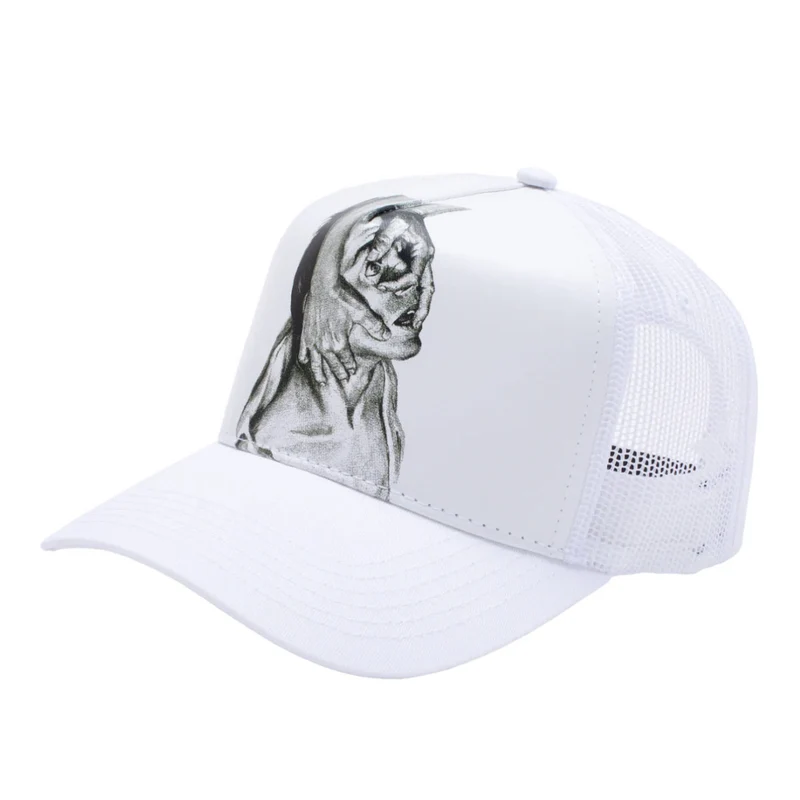 Resuscitate Truck Stop Hat White