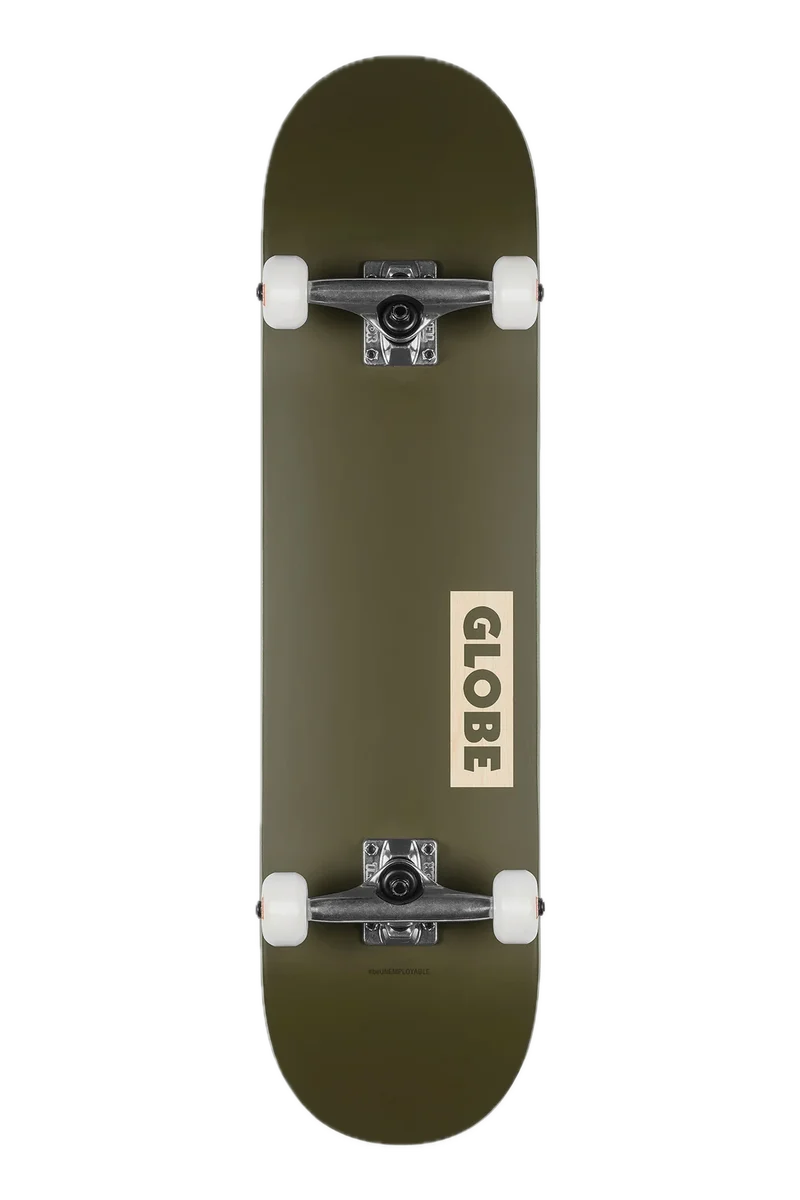 Globe Goodstock Skateboard Complete Fatigue Green