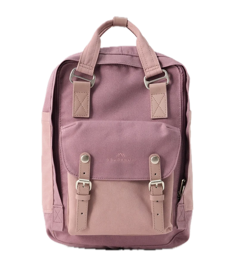 Doughnut Macaroon Earth Plum Series Backpack red beans