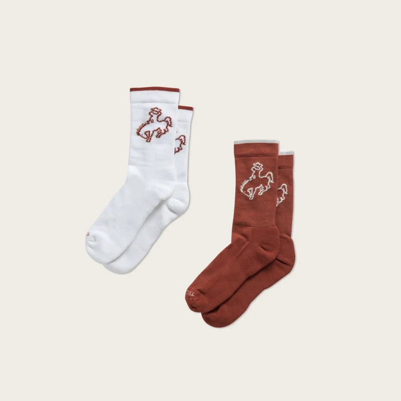 Buckin Bronc Crew Socks (2-Pack)