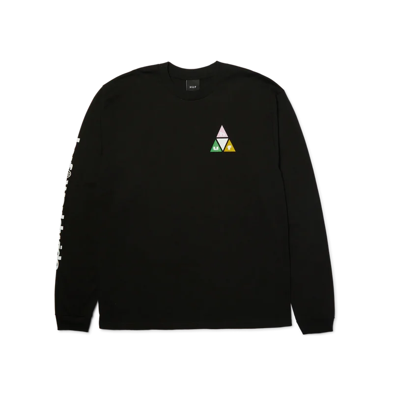 Huf Prism Tt Ls Tee Black