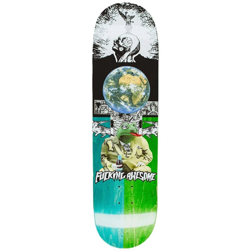 F.A. Louie Lopez 3D Frog Split Skateboard Deck Shape 2