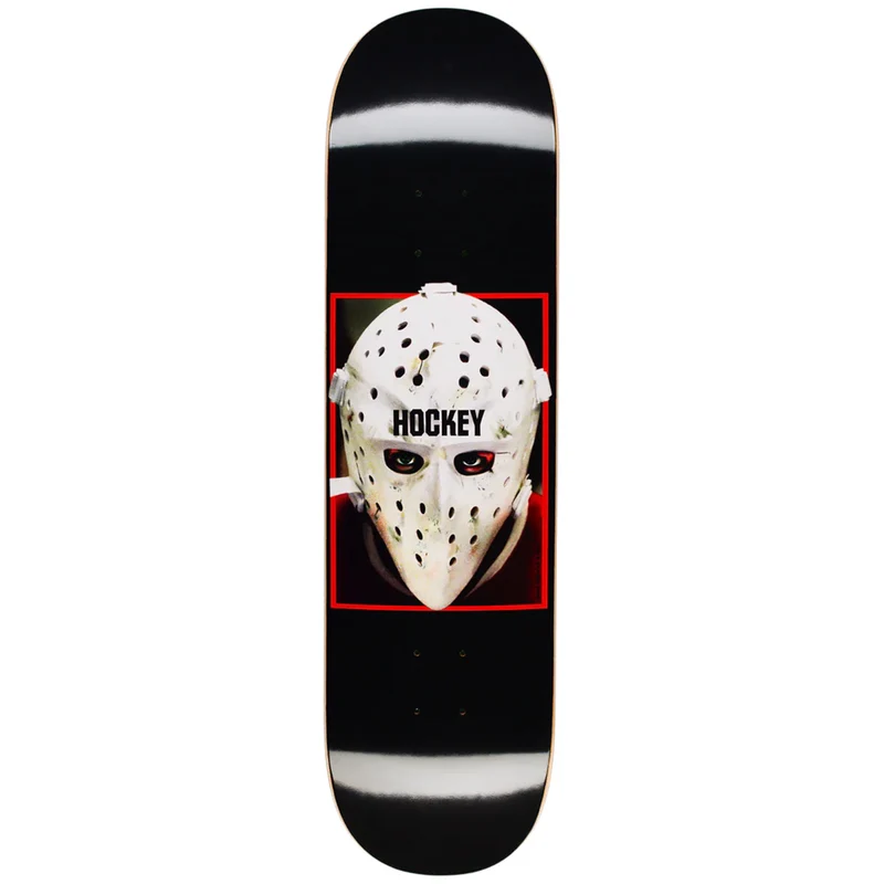 Hockey War On Ice Skateboard Deck Black Shape 2