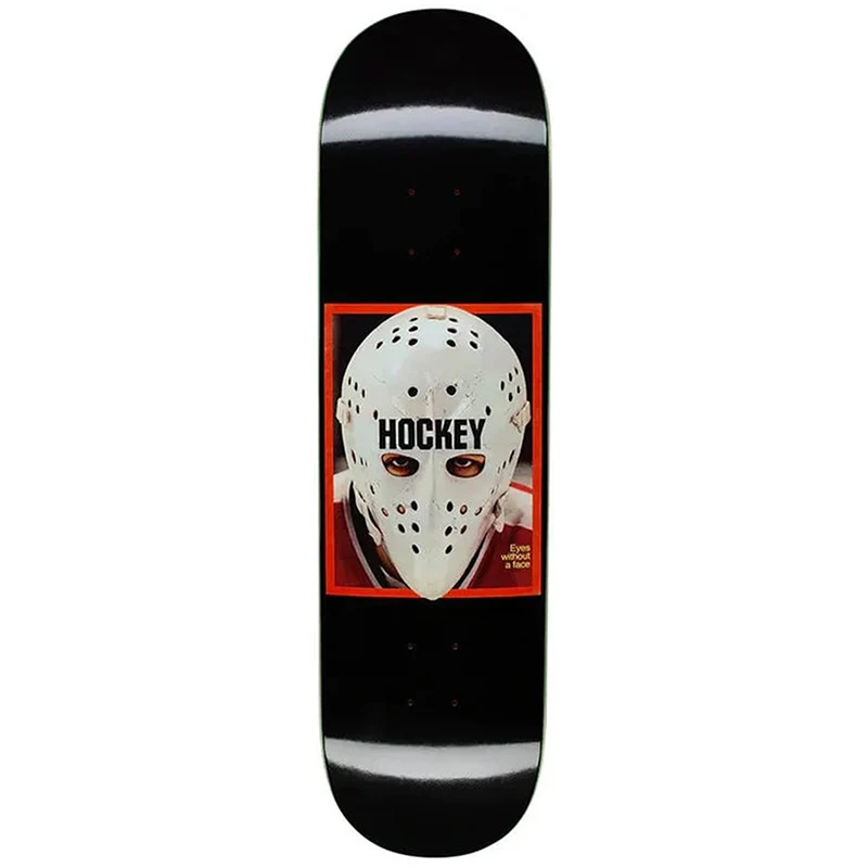 Hockey War On Ice Skateboard Deck Black Shape 1