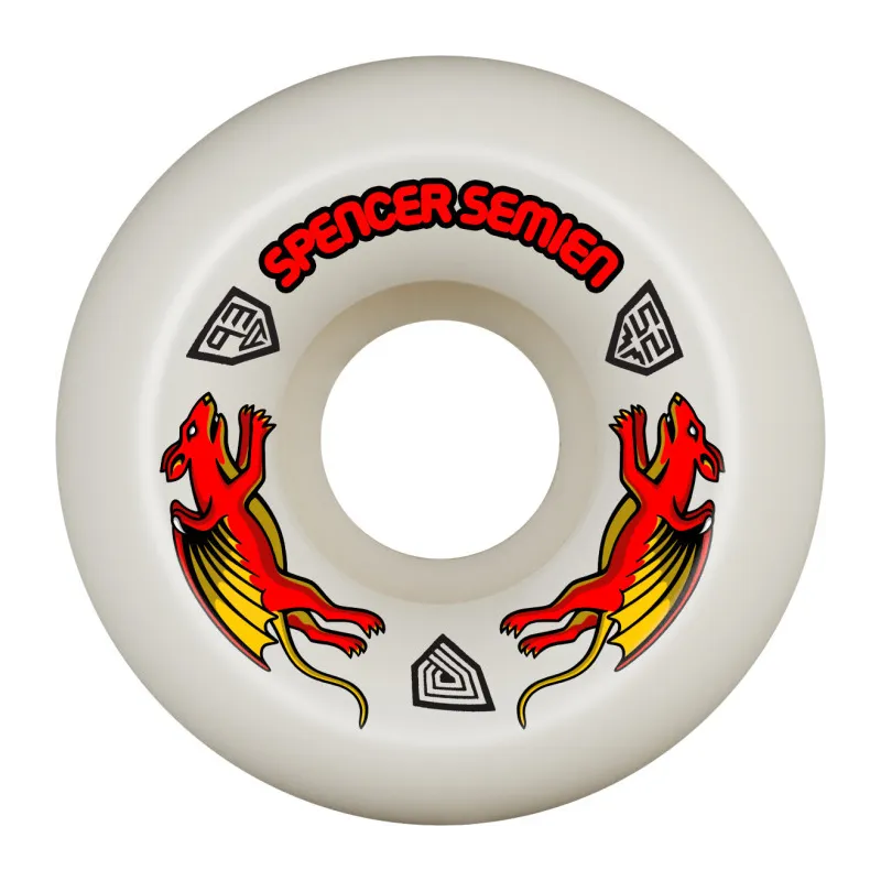 Powell Peralta Dragon Form Nano Rat AV4 White Red 93A