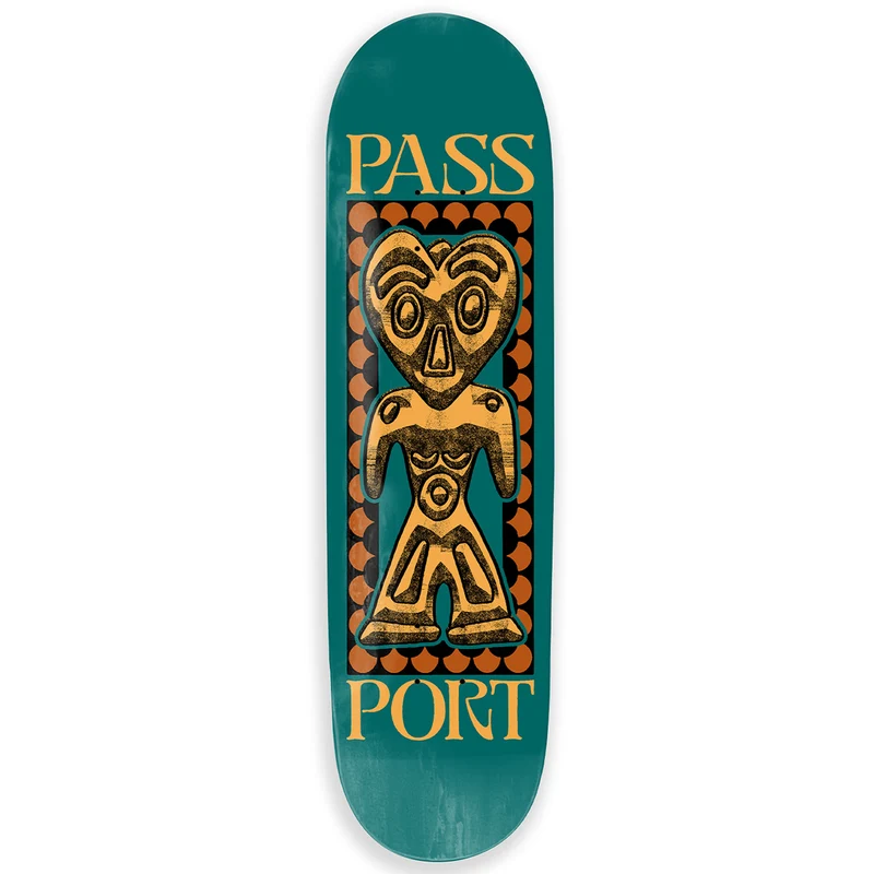 Pass Port Heart Head Dogu Series Skateboard Deck