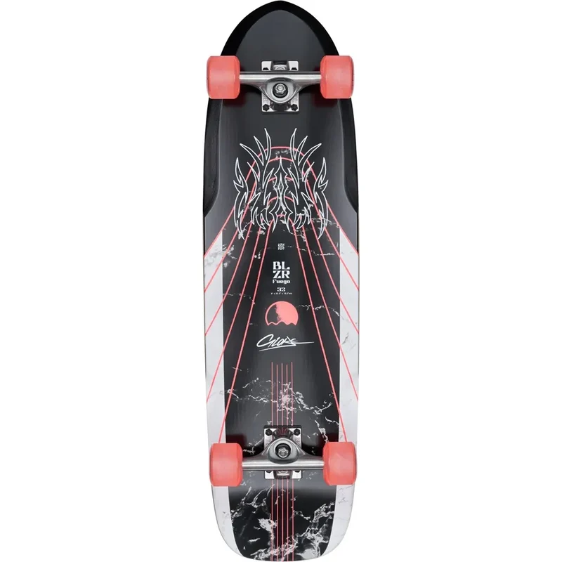 Globe Blazer Fuego 32 Bamboo Red Cruiser Complete