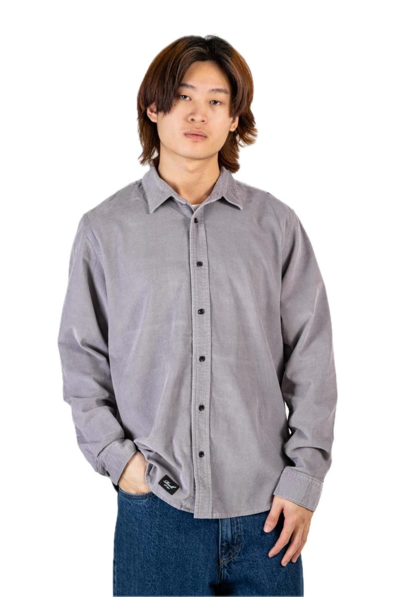 Reell Strike Shirt Grey Purple