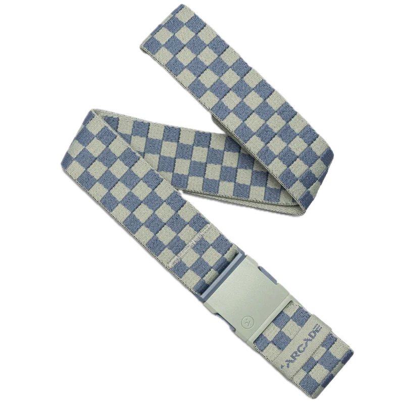 Arcade Belts Check Sky Sage