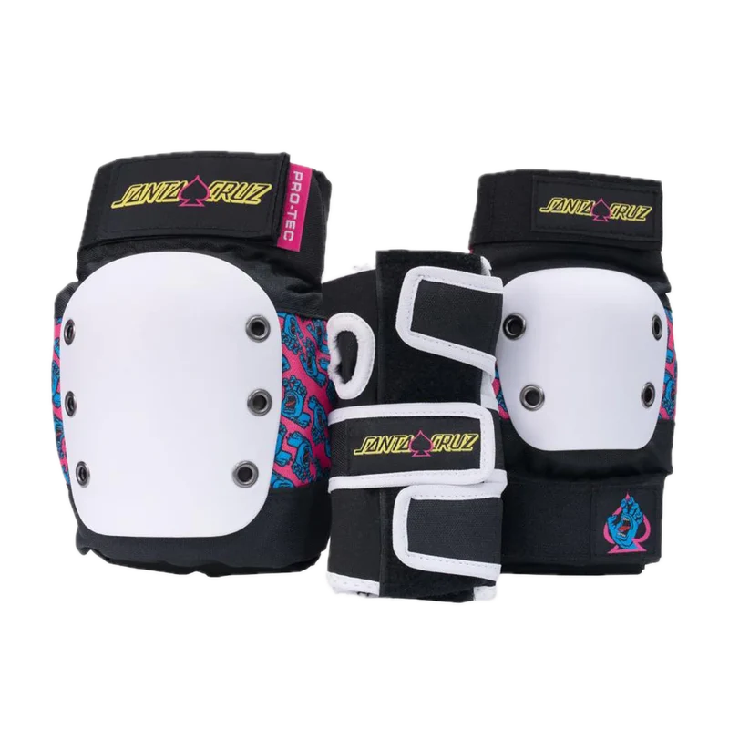 Pro-Tec Street Adult 3-Pack Pad Set x Santa Cruz