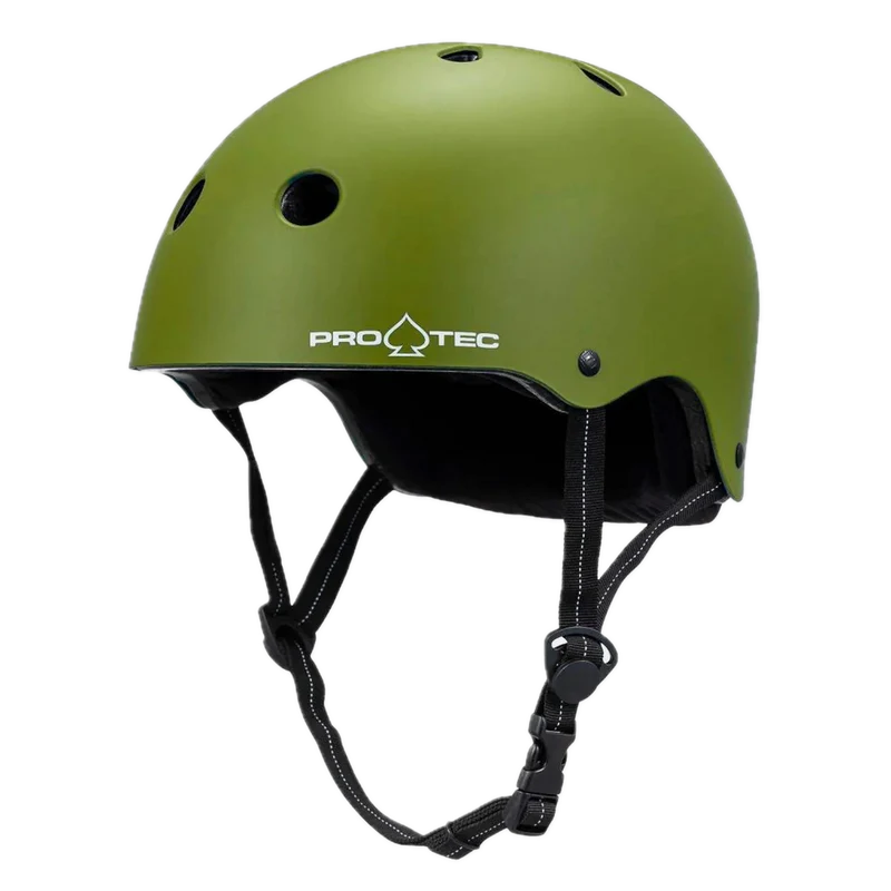Pro-Tec Low Pro Matte Army Green Helmet