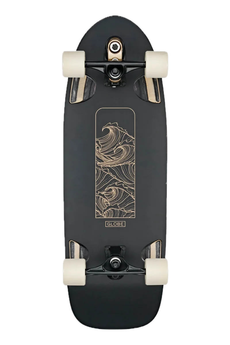 Globe Walrus Surf Skate Black Peaking