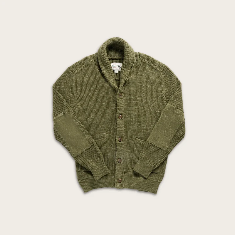 Men's Shawl Collar Cardigan Sweater
