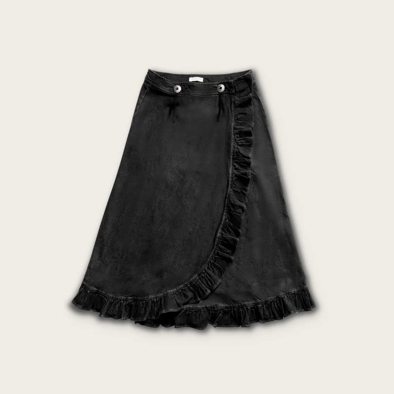 Women's Rodeo Maxi Denim Skirt