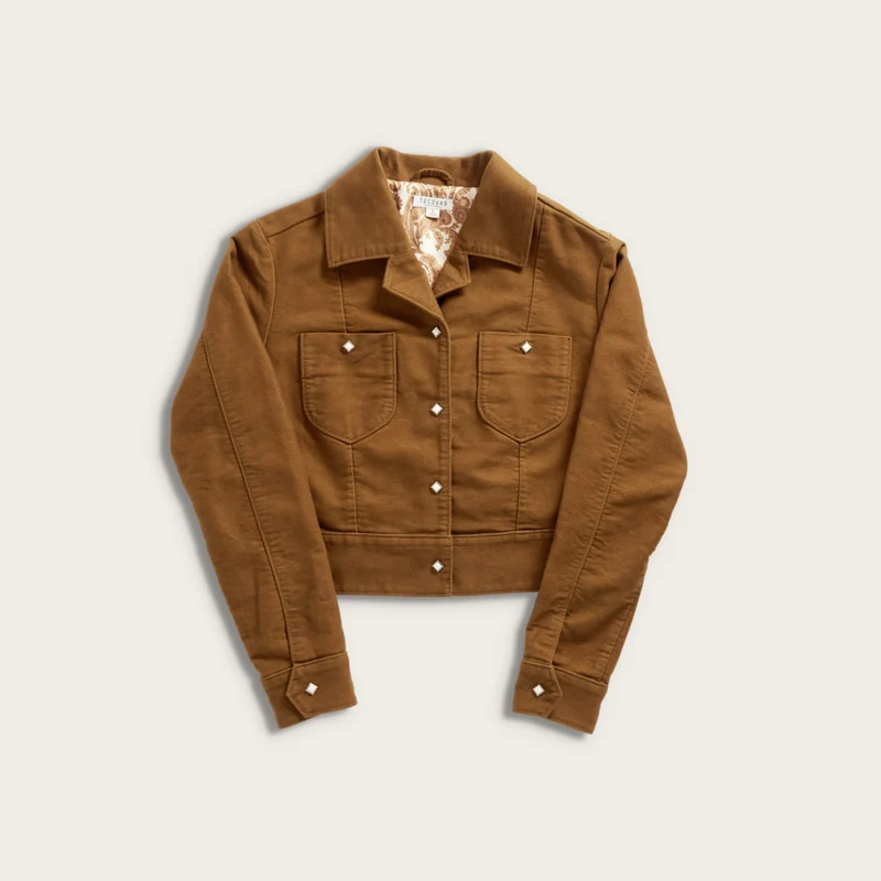 Women's Moleskin Pearl Snap Jacket