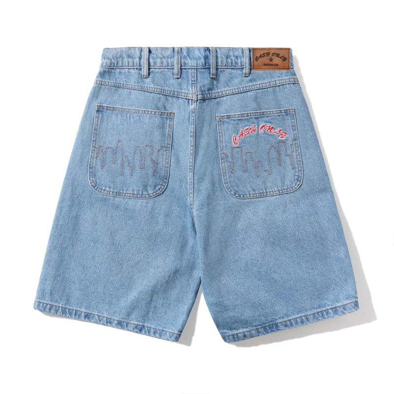 Cash Only Logo Denim Shorts