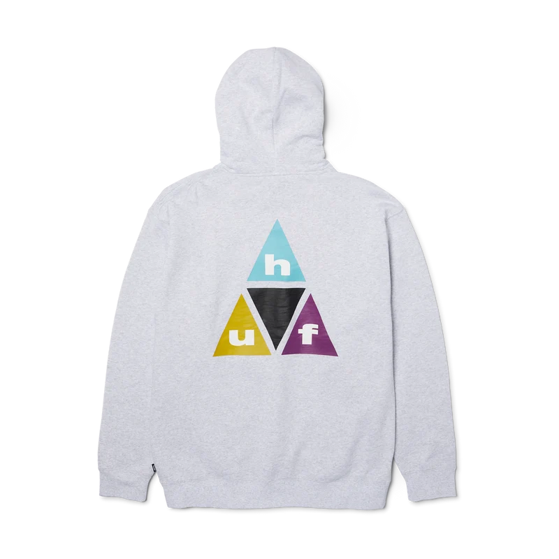 Huf Prism Tt Po Hoodie Heather Grey