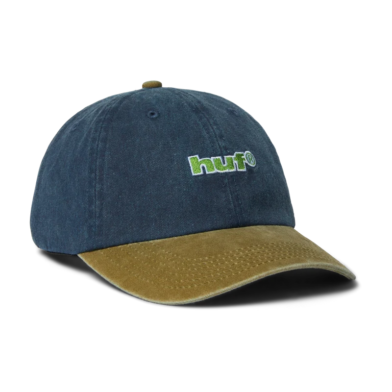 Huf Two Tone 89 Washed 6 Panel Hat Navy