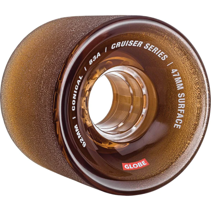Globe Conical Cruiser Wheel Clear Coffee