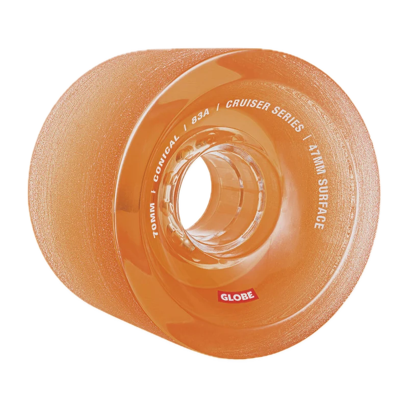 Globe Conical Cruiser Wheel Clear Amber