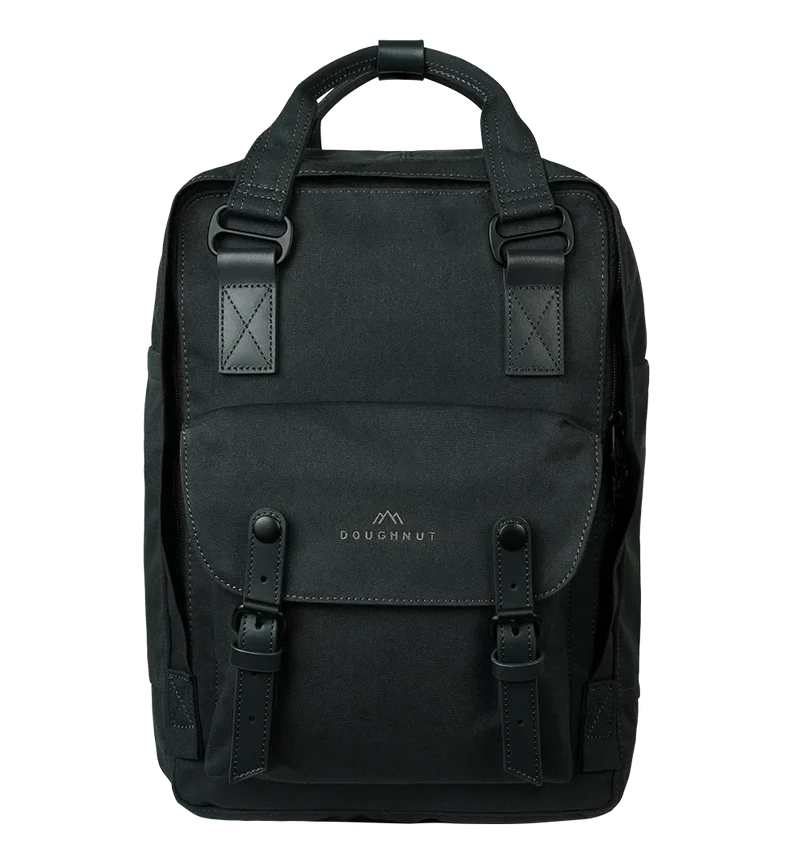 Doughnut Macaroon Meditative Dark Backpack ground
