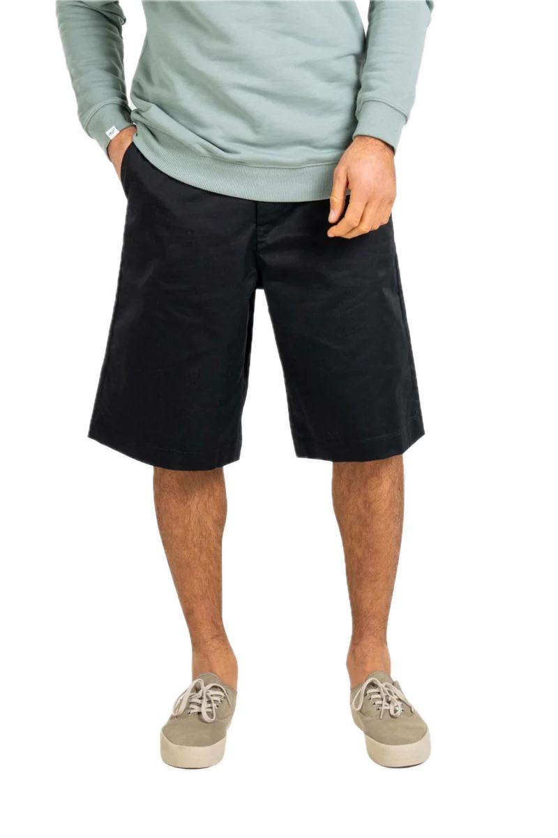 Reell Denim Loose Flex Chino Short PC Deep Black