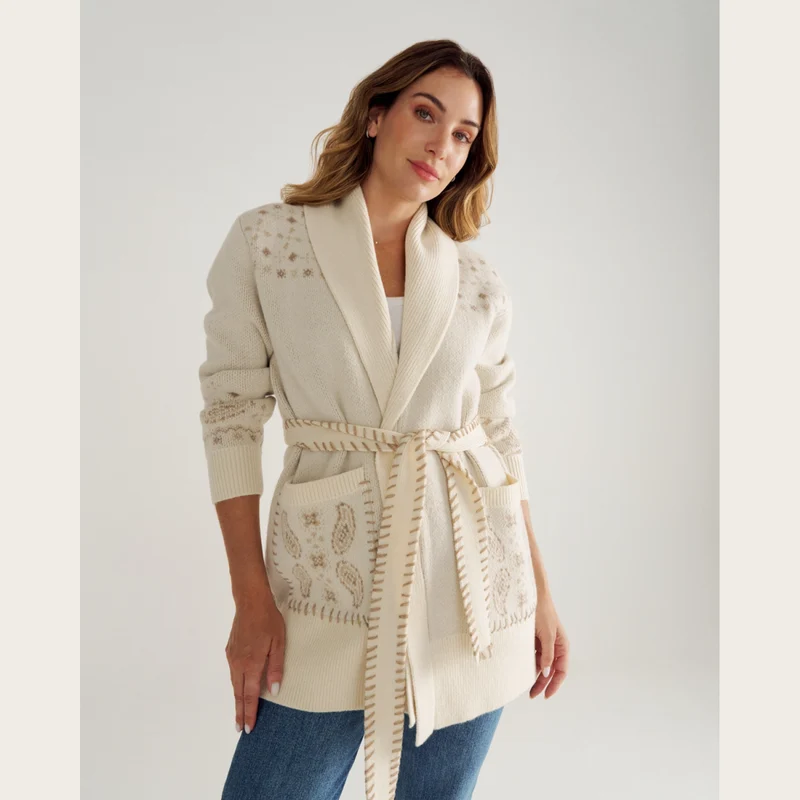 Women's Shawl Collar Wrap Sweater