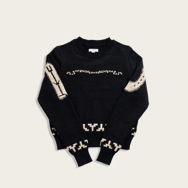Women's Crew Neck Lucky Boots Sweater