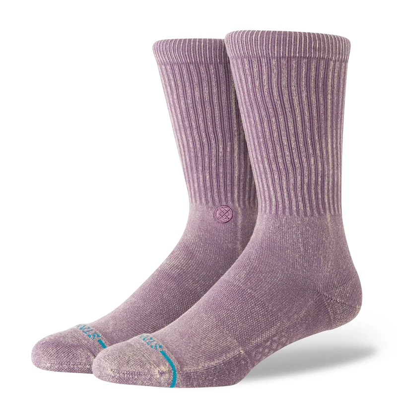 Stance Icon Dyed Crew Plum
