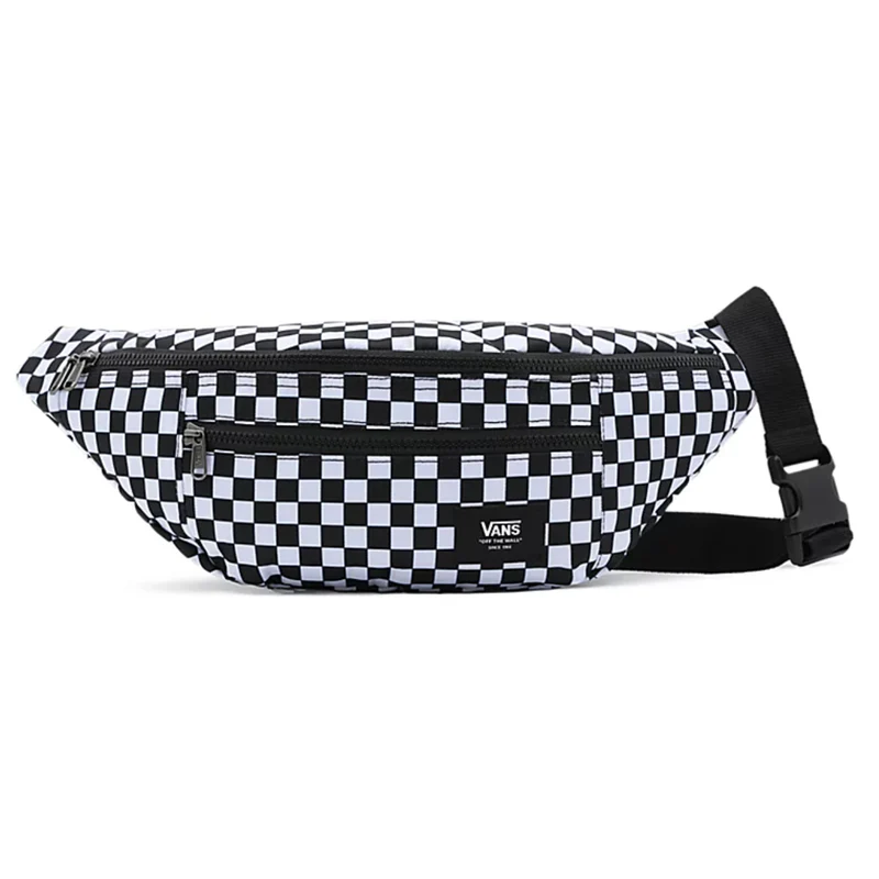 WARD CROSS BODY TAS Zwart Wit Checkerboard