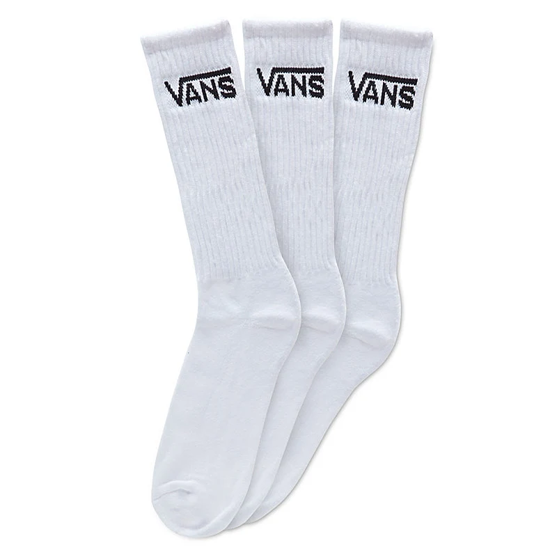 CLASSIC CREW SOKKEN 3 PACK White
