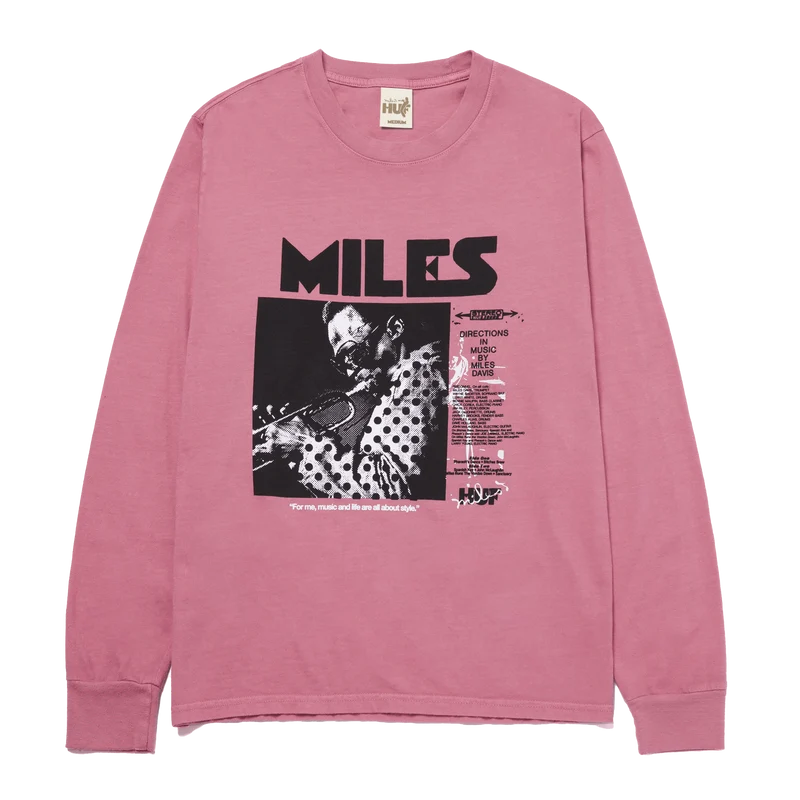 HUF - MILES DAVIS - VOODOO WASHED L/S TEE