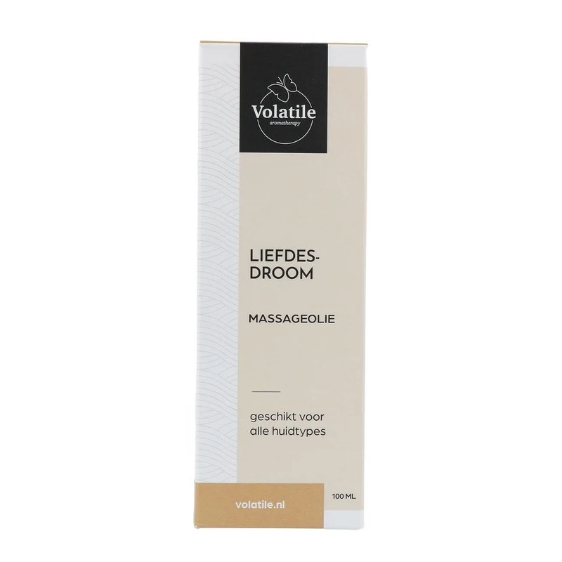 Volatile Massageolie liefdesdroom glas met pomp 100 ml
