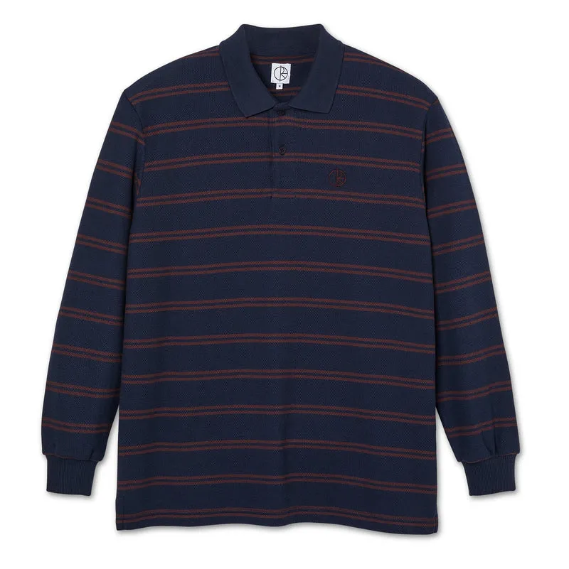 Stripe Polo Longsleeve Shirt