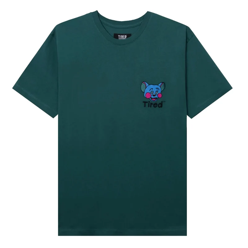 TIPSY MOUSE EMBROIDERED SS TEE
