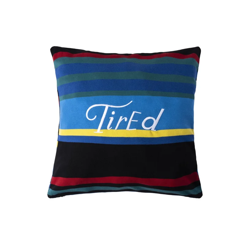 STRIPED THROW PILLOW