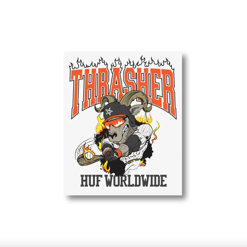 HUF X THRASHER - RINCON STICKER